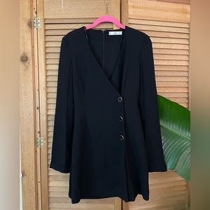 MANGO Black Blazer Jacket Dress
